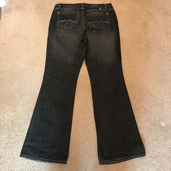 Jeanstar black flare leg jeans - Picture 2 of 4